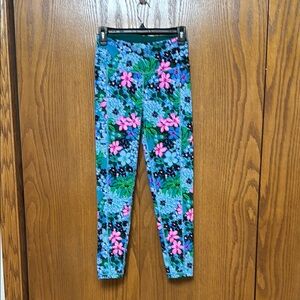 Lilly Pulitzer Vibrant Blue and Pink Leggings